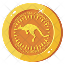 Kangaroo Coin Gold Kangaroo Gold Coin Icon