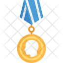 Gold Medal Ribbon Icon