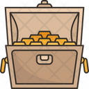 Gold Treasure Treasure Box Gold Icon