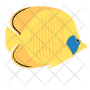 Golden Butterfly Fish  Icon