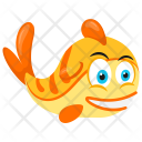 Cute Goldfish Aquarium Icon