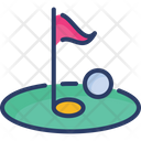 Flag Golf Sport Icon
