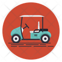 Golf Buggy Golf Transport Golf Electric Cart Icon