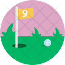 Golf Course Flag Icon