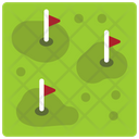 Golf Course Golf Field Golf Flag Icon
