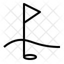 Golf Hole Flag Icon