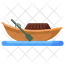 Boat Vintage Boat Rafting Icon