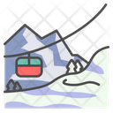 Winter Gondola Ski Icon