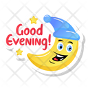 Good Evening Sticker Icon