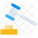 Government Justice Hammer Hammer Icon
