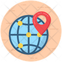 Global Location Worldwide Location Geolocation Icon