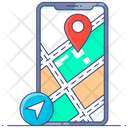 Navigation Application Mobile Navigation Gps Navigation Icon