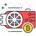 Gpu Mining Gpu Bitcoin Icon