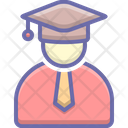 Graduate Hat Person Icon