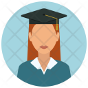 Graduate Woman Avatar Icon
