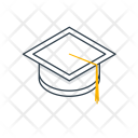 Graduation Education Hat Icon