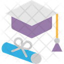 Graduated Degree Cap Icon