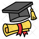 Education Degree Cap Icon