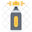 Spray Paint King Crown Icon