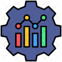 Graficos Engranajes Gestion De Datos Icono
