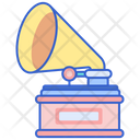 Gramophone Audio Player Musical Instrument Icon