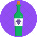 Bio Food And Agriculture Grape Juice Organic Icon