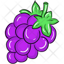 Grapes Fruit Fresh Berries Icon