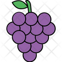 Grapes Fruit Genus Vitis Icon