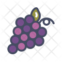 Grapes Fruit Vine Icon