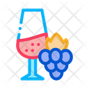 Wine Grapes France Icon