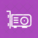 Grapfic Card Circuit Icon