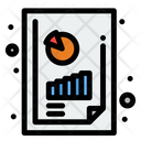 Graph Analysis Financial Report Financial Performance Icon