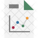 Graph Report Line Graph Growth Chart Icon