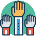 Volunteer Raise Hand Icon