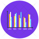 Graphical Presentation Infographic Percentage Chart Icon
