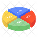 Business Infographic Graphical Visualization Pie Chart Icon