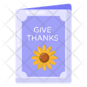 Greeting Card Thanksgiving Card Card Icon