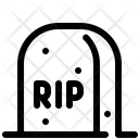 Grave Tombstone Cemetery Icon