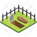 Graveyard Funeral Tombstone Icon
