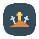 Graveyard Tombstone Coffin Icon