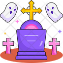 Graveyard Death Skull Icon
