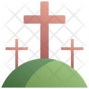 Graveyard Grave Cross Icon