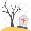 Christian Graveyard Halloween Icon