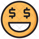 Greed Emoji Expression Icon
