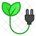 Electric Green Energy Icon