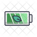 Green Energy Battery Icon