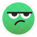 Green Grumpy Icon