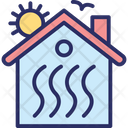 Climate Control Heating System House Heating Icon