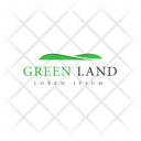 Green Land Land Trademark Land Insignia Icon