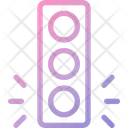 Green light Icon - Download in Gradient Style